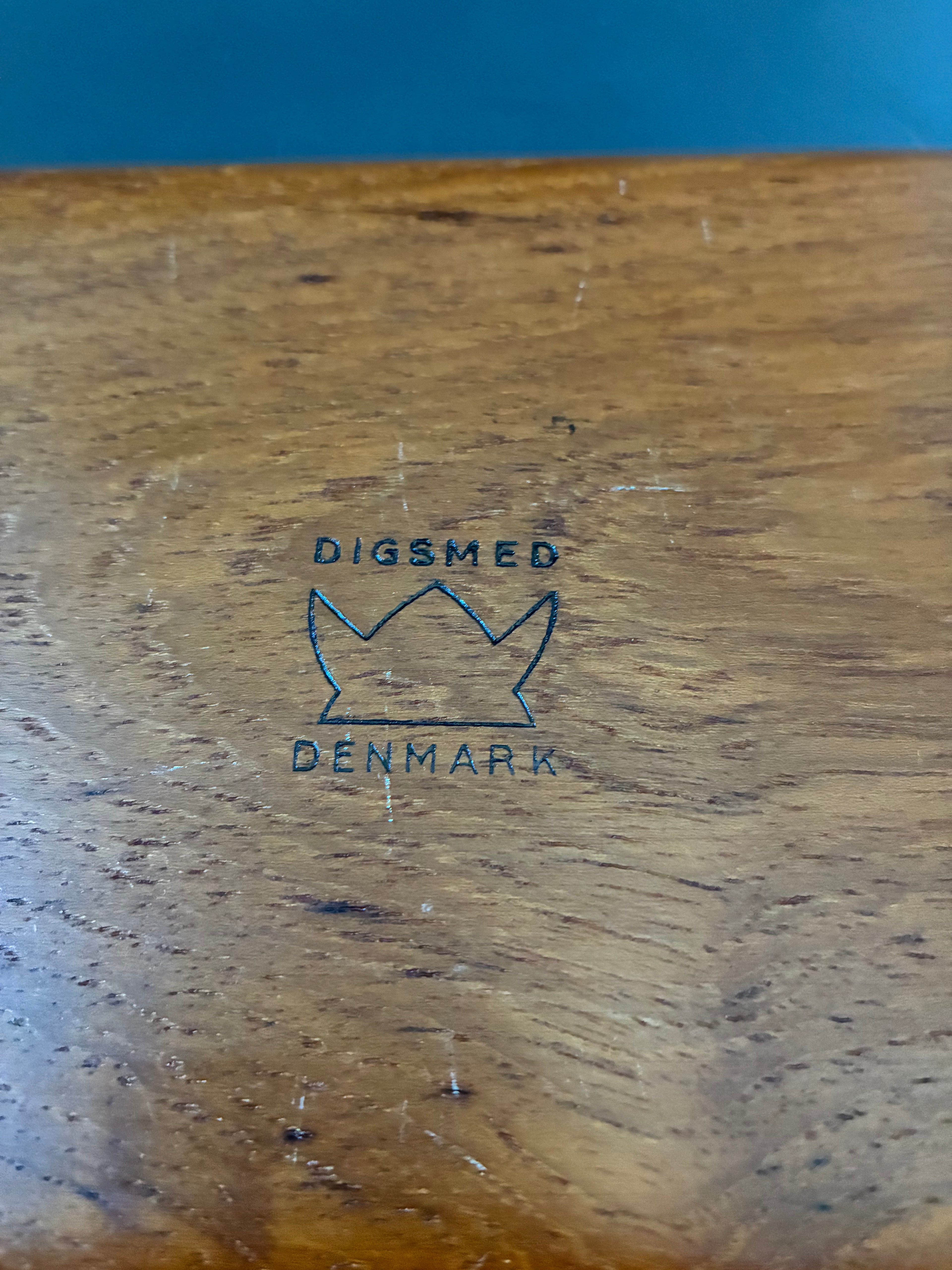 Digsmed teak tray with Holmegaard dishes